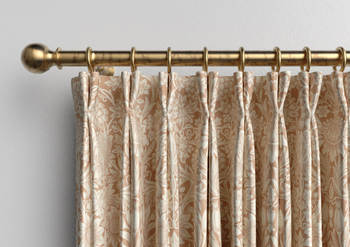 William Morris Sunflower, Madder - Made to Measure Curtains - Image 10